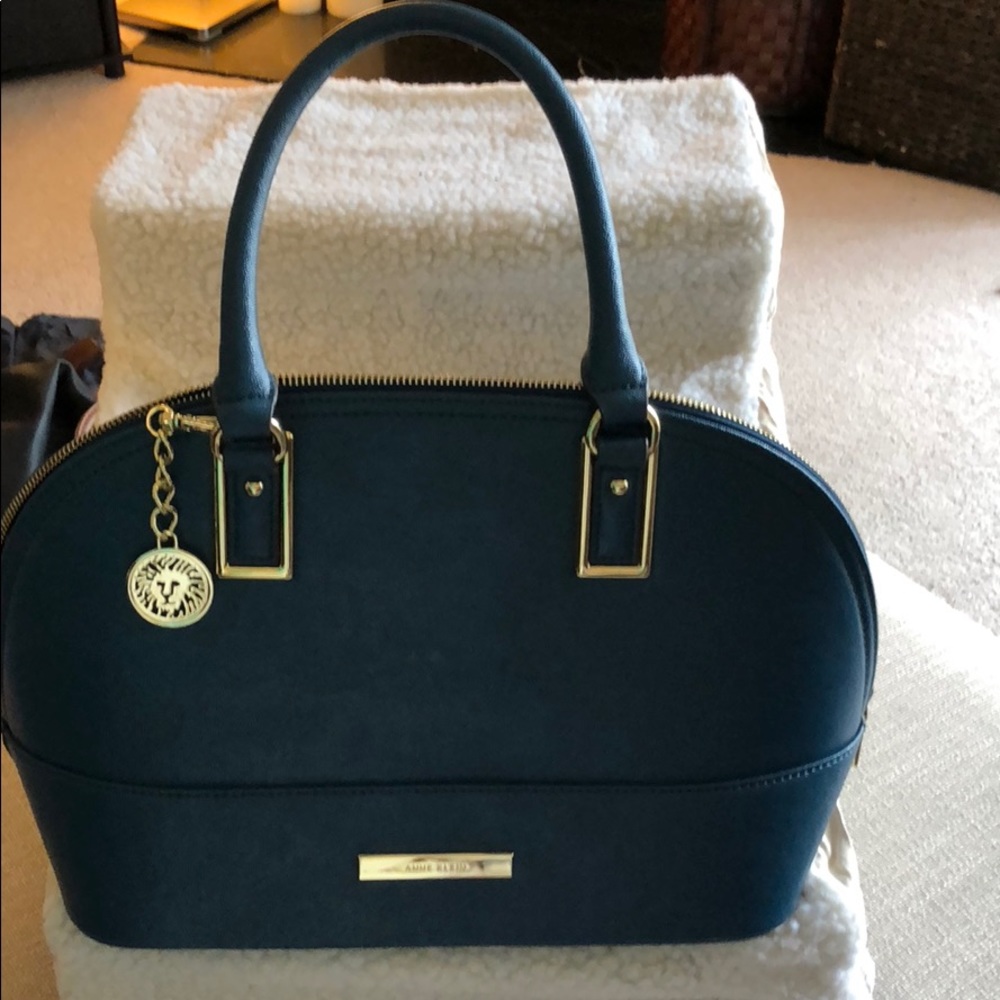 Anne Klein teal bag, New without tags